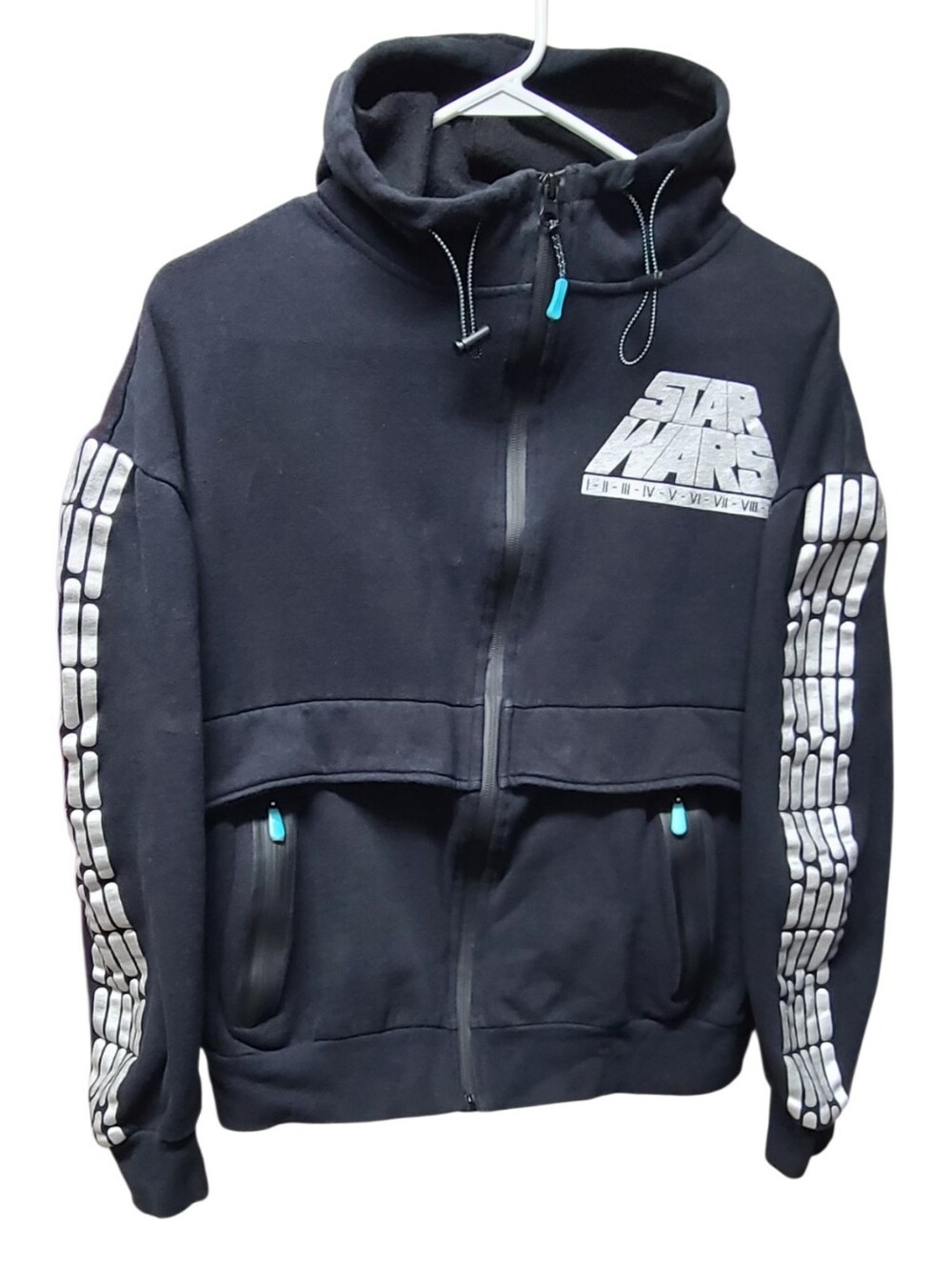 Disney Parks Star Wars Skywalker Saga Zip Cowl Hoodie Small